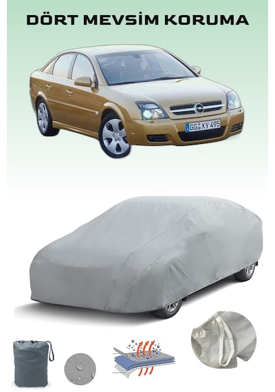 Opel Vectra C Uyumlu Araba Brandası, Oto Branda, Araba Çadırı, Su-güneş Geçirmez Gri