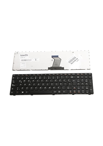 Lenovo Uyumlu Ideapad 117020Ak1-Tr Klavye Tuş Takımı Siyah Çerçeveli