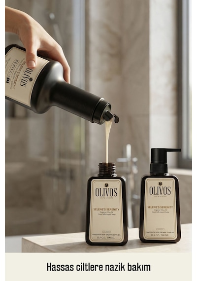 Selene S Serenity Zeytinyağlı Keçi Sütlü Sıvı Sabun Refill 1500 Ml 3x500 Ml Ekonomik Paket