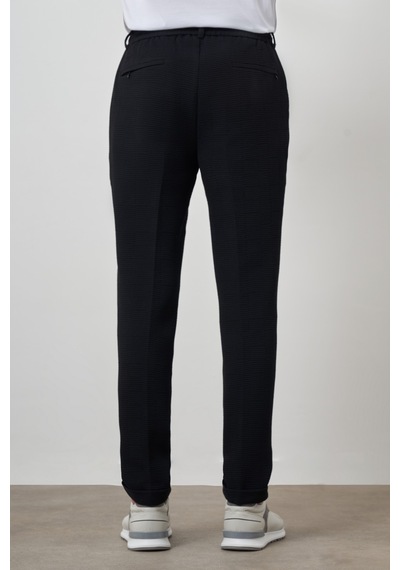 Morven Erkek Lacivert Trend Slim Fit İpli Jogger Pantolon 25ms003037200 Lacivert
