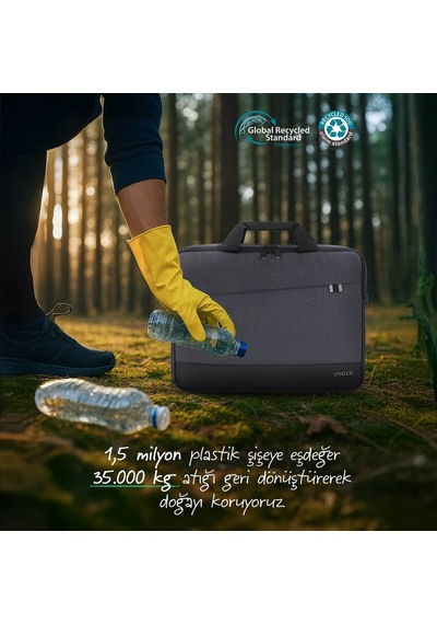 Mack Mce-1111 14.1 Unıcıty Eco Notebook Çantası Siyah Siyah