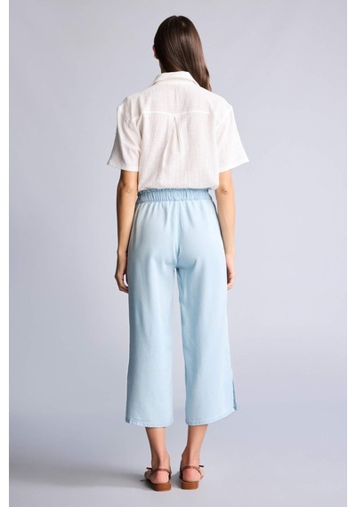 Defacto Pull On Culotte Yüksek Bel Tencel Yıkamalı Açık İndigo Pantolon D8240ax26hsnm85 İndigo-nm85 Defacto Pull On Culotte Yüksek Bel Tencel Yıkamalı Açık İndigo Pantolon D8240ax26hsnm85 İndigo-nm85