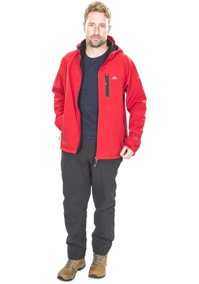 Trespass Trespass Accelerator Iı Erkek Softshell Red Kırmızı