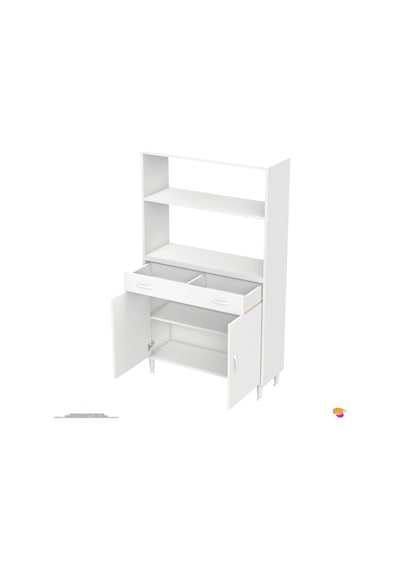 Modilayn Vio Fırın Dolabı 100x163,4x32.5 Cm Çekmeceli Kapaklı Mini/midi Mikrodalga Mutfak Dolabı Beyaz Modilayn Vio Fırın Dolabı 100x163,4x32.5 Cm Çekmeceli Kapaklı Mini/midi Mikrodalga Mutfak Dolabı Beyaz