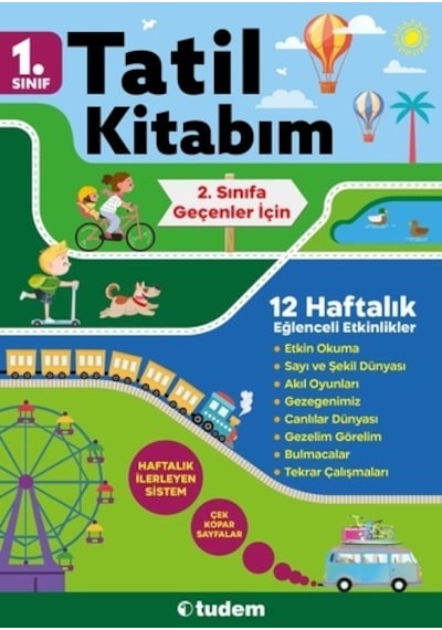 1. Sınıf Tatil Kitabım  -  2. Sınıfa Geçenler İçin -  Tudem Yayınları