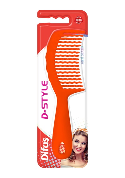Difaş D-style Saplı Zigzag Tarak 2014 4 Adet