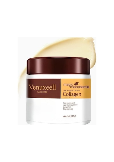 Venuxeell Kolajen Saç Bakım Maskesi Maca Özü Onarıcı Repair Argan Yağı Saç Maskesi 500 Ml