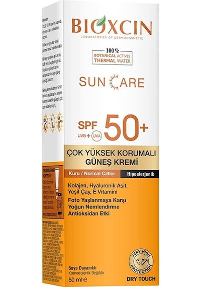 Bioxcin Sun Care Çok Yüksek Korumalı Kuru Ve Normal Ciltler İçin Güneş Kremi Spf 50+ 50 ML