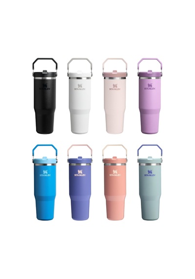 Iceflow Flip Straw Tumbler Pipetli Termos Bardak, 0.89 L Çok Renkli