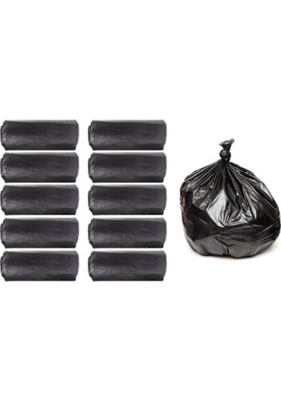 Şeylişeyler - Floppy Jumbo Sanayi Tipi Çöp Poşeti 100x150 Cm Siyah 10 Lu 1 Adet
