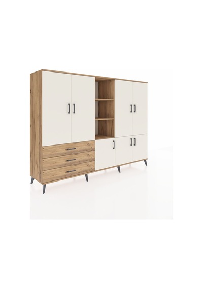 Hyperion Dolap 11 Raflı 3 Çekmeceli 7 Kapaklı 220x44x163 Çam-ayta Çam-aytaşı/çam Hyperion Dolap 11 Raflı 3 Çekmeceli 7 Kapaklı 220x44x163 Çam-ayta Çam-aytaşı/çam