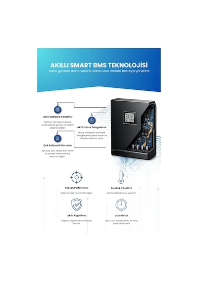 Jk Smart Bms Akıllı Batarya Yönetim Sistemi 8 24s 200a 0.6a Aktif Balans Jk-bd6a24s10p
