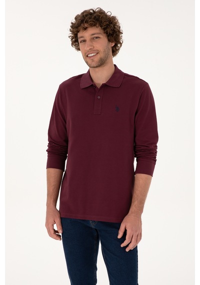 U.s. Polo Assn. Erkek Plum Sweatshirt 50307688-vr177 New Plum