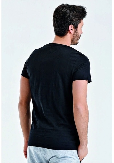 Uhlsport 3201123-20.002 Marvin Erkek T-Shirt Siyah