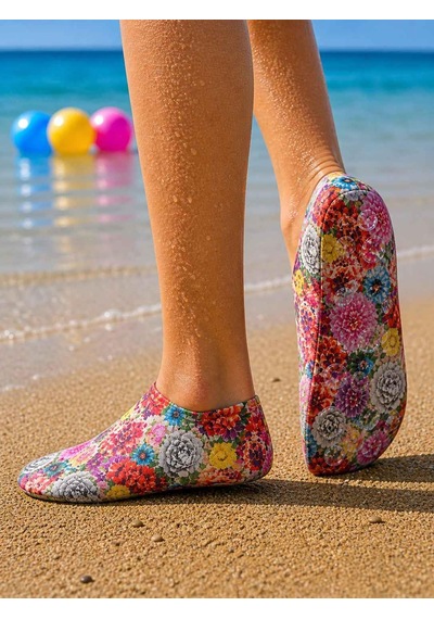 Gripptoes Kaymaz Damla Tabanlı Deniz&havuz Çorabı I2 Çok Renkli