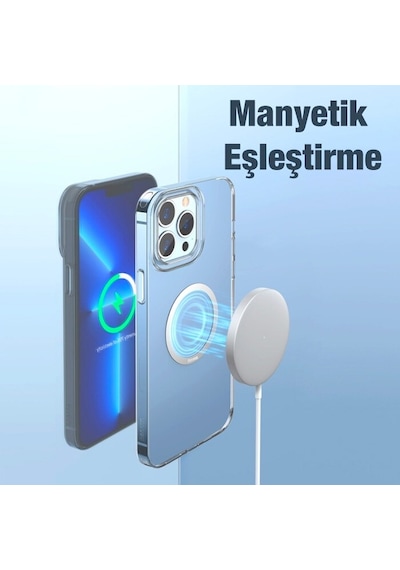 Baseus Halo Series Mıknatıslı Magsafe Için Mıknatıslı Metal Halk-Gümüş