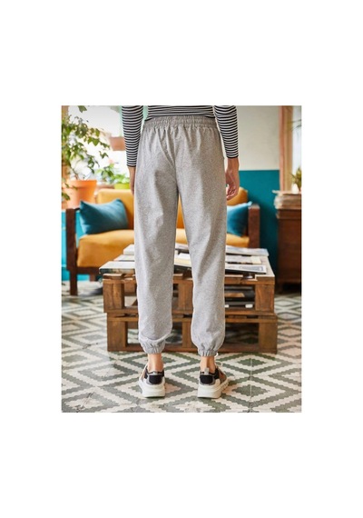 Tarzsokak Unisex Gri Cepli Beli Bağcıklı Basic Eşofman Altı Jogger