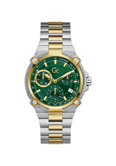Gc Gcy24022g9m Erkek Kol Saati Metalik Gri - Altın