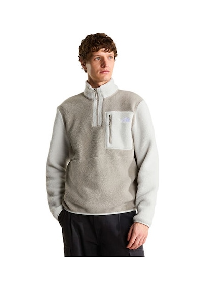 The North Face M Yumıorı 1/4 Zıp Erkek Outdoor Çeyrek Fermuarlı Polar Üst Nf0a883ssm41 Bej