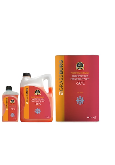Grassburg Kırmızı -40 Antifiriz 3 Lt Kırmızı
