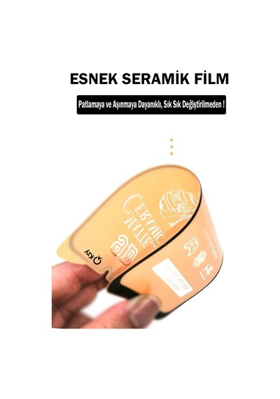 İletişim Realme 5i İle Uyumlu Tam Kaplayan Mat Seramik Nano Esnek Ekran Koruyucu Sku: Zeusb0b678hrv4