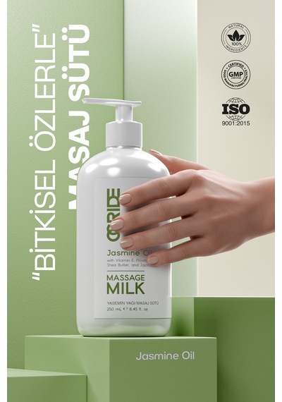 Doğal Yasemin Yağı Masaj Sütü 250 Ml Canlandırıcı Ve Nemlendirici Bakım, Masaj Yağı Kremi