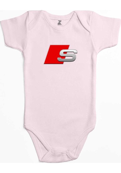Zepplin Giyim Audi S-line Logo Siyah Bebek Body Zıbın