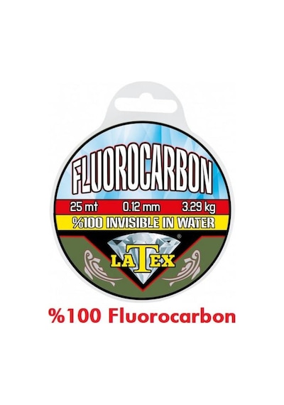 Effe Latex Misina Fluorocarbon 25mt 0.20 Mm