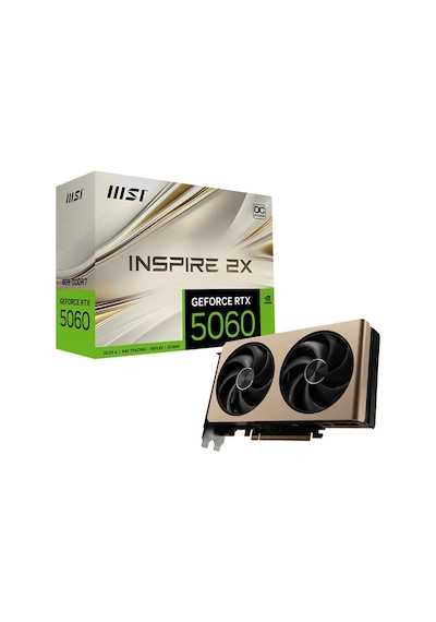 Msı Geforce Rtx 5060 8g Inspıre 2x Oc Gddr7 128bit Dx12 Gaming Aeae1msı0236