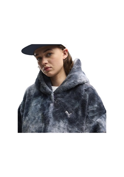 637142-35 Puma Highloft Fleece Jacket W Kadın Ceket Mavi 637142-35
