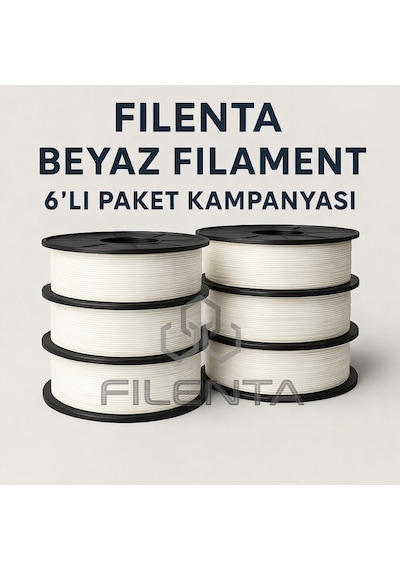 Beyaz Pla Premium Filmanet 6'lı Set