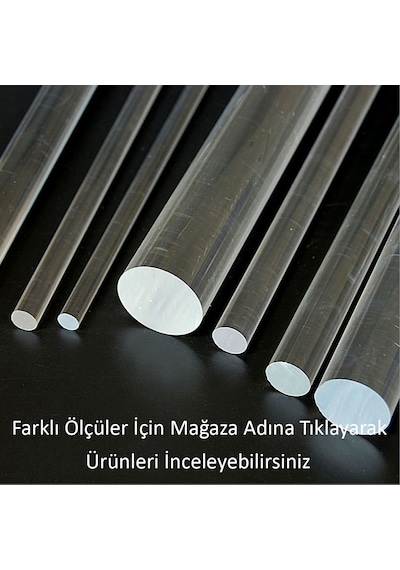 Pleksi Çubuk Akrilik Şeffaf Pleksiglass 10 Mm 553157174