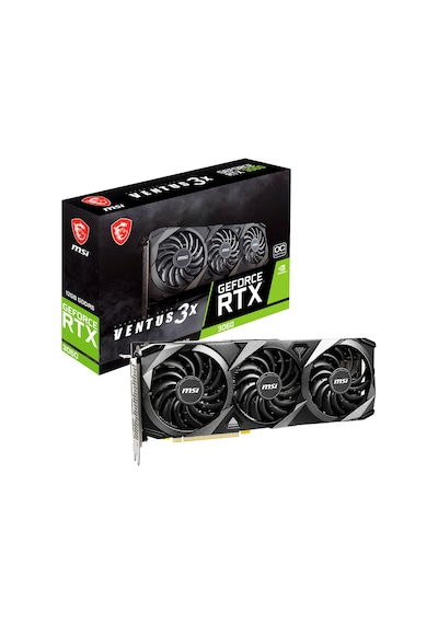MSI NVIDIA GeForce RTX 3060 Ventus 3X OC LHR 12 GB GDDR6 192 Bit Ekran Kartı