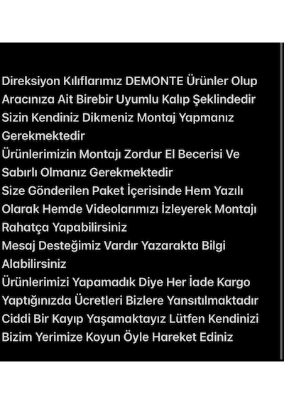Opel Corsa C Kasa 2000-2006 Araca Özel Direksiyon Deri Kılıfı Dü