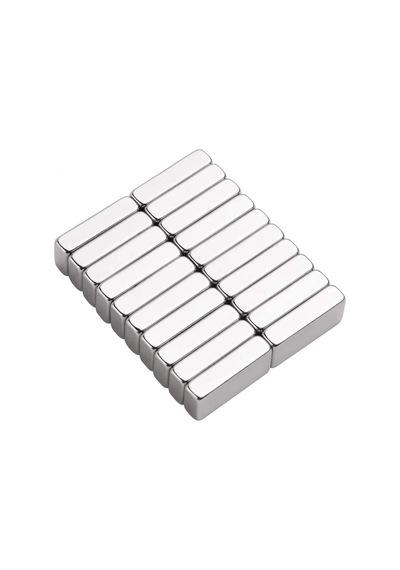 2 Adet 20x10x5 Mm Neodyum Magnet N35 Güçlü Mıknatıs Köşeli Ve Dayanıklı Nikel Kaplama diğer