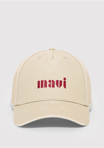 Mavi - Mavi Logo Bej Şapka 1912261-25695