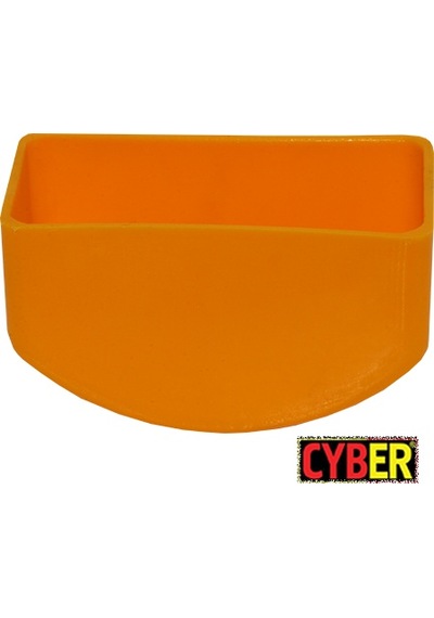 30X60 Plastik Elips Dış Tapa Turuncu