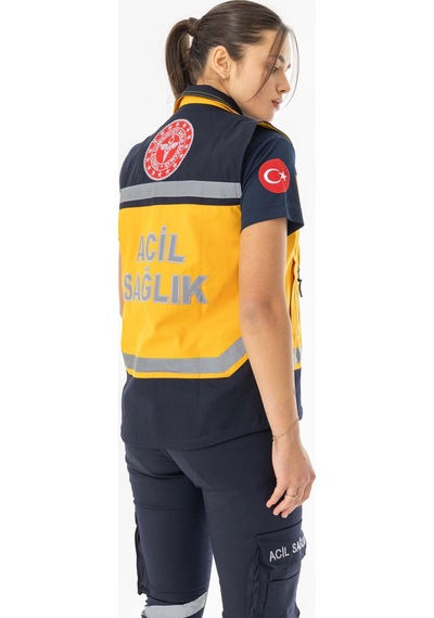 112 Acil Tıp Teknisyeni Yelek Reflektörlü Unisex Att004 Çok Renkli