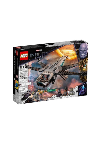 LEGO® Marvel 76186 Black Panther Ejderha Uçağı 202 Parça