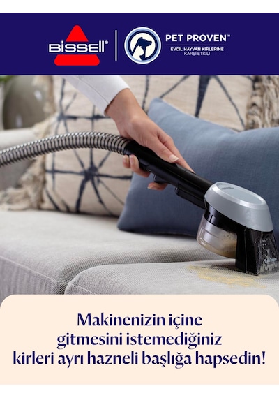 Bissell SpotClean Pet Select Evcil Hayvanlı Evlere Özel Halı – Koltuk Yıkama ve Leke Çıkarma Makinesi