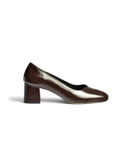 Fox Shoes Z820312160 Kahverengi Rustik Kalın Topuklu Kadın Ayakkabı