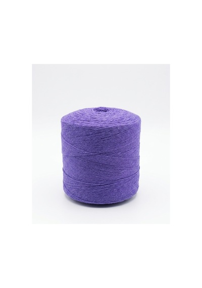 1 Kg Pamuklu El Örgü İpi Runner İpi- Amigurumi Koton İp Punch İpi Motif Mor Renk
