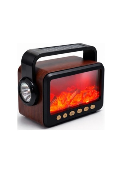 Şömine Efektli Bluetooth Hoparlör Fm Radyo Usb Tf Kart Müzik Çalar Renk