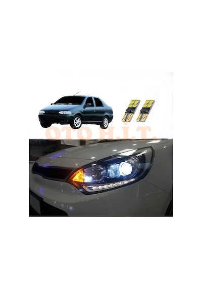 Fiat Siena Uyumlu Park Ampulü Beyaz Led Aydınlatma Ampulü Canbus'li