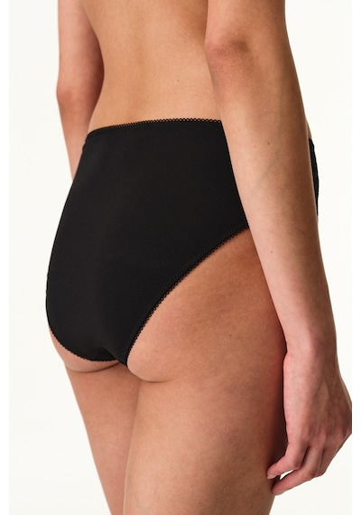 Penti Lace Mama Slip Siyah