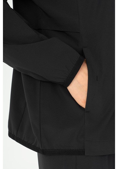 Maraton Comfort Kadın Dik Yaka Siyah- Tracktop Siyah-
