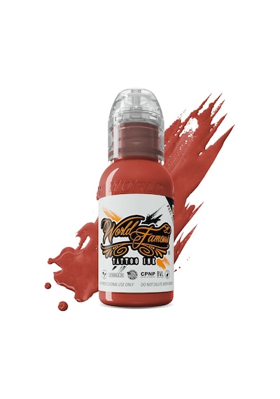 World Famous Ink Oleg Brick Red Kırmızı Dövme Boyası 1oz - 30ml