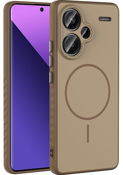 Teleplus Xiaomi Redmi Note 13 Pro Plus Kılıf Manyetik Şarj Özellikli Tea Olid Kapak