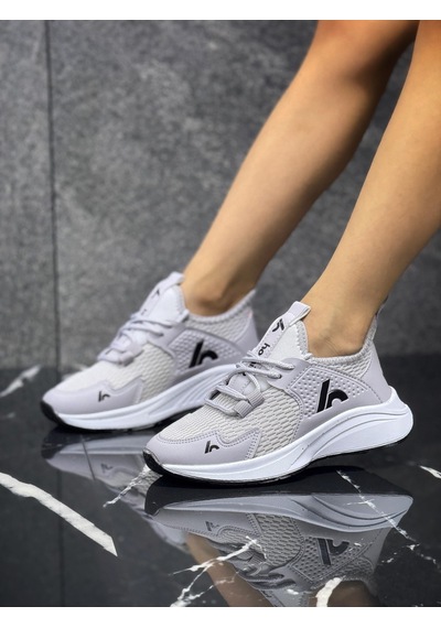 Bağcıklı Unisex Çocuk Spor Ayakkabısı-buz-siyah-321