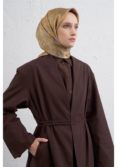 Armine Sura İpek Eşarp -2025/2026 -9421 Gold